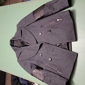 BCBG dark gray coat